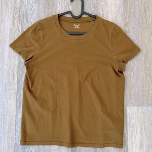 Madewell Northside Vintage Tee, Olive size M, worn 1-2 times like new!